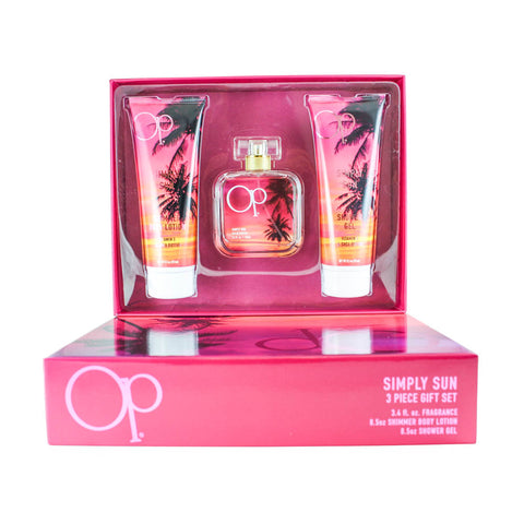 OPSS4 - Op Simply Sun 3 Pc. Gift Set for Women