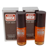 MUS1M - Musk Cologne for Men - 2 Pack - Spray - 1.5 oz / 44 ml - Pack